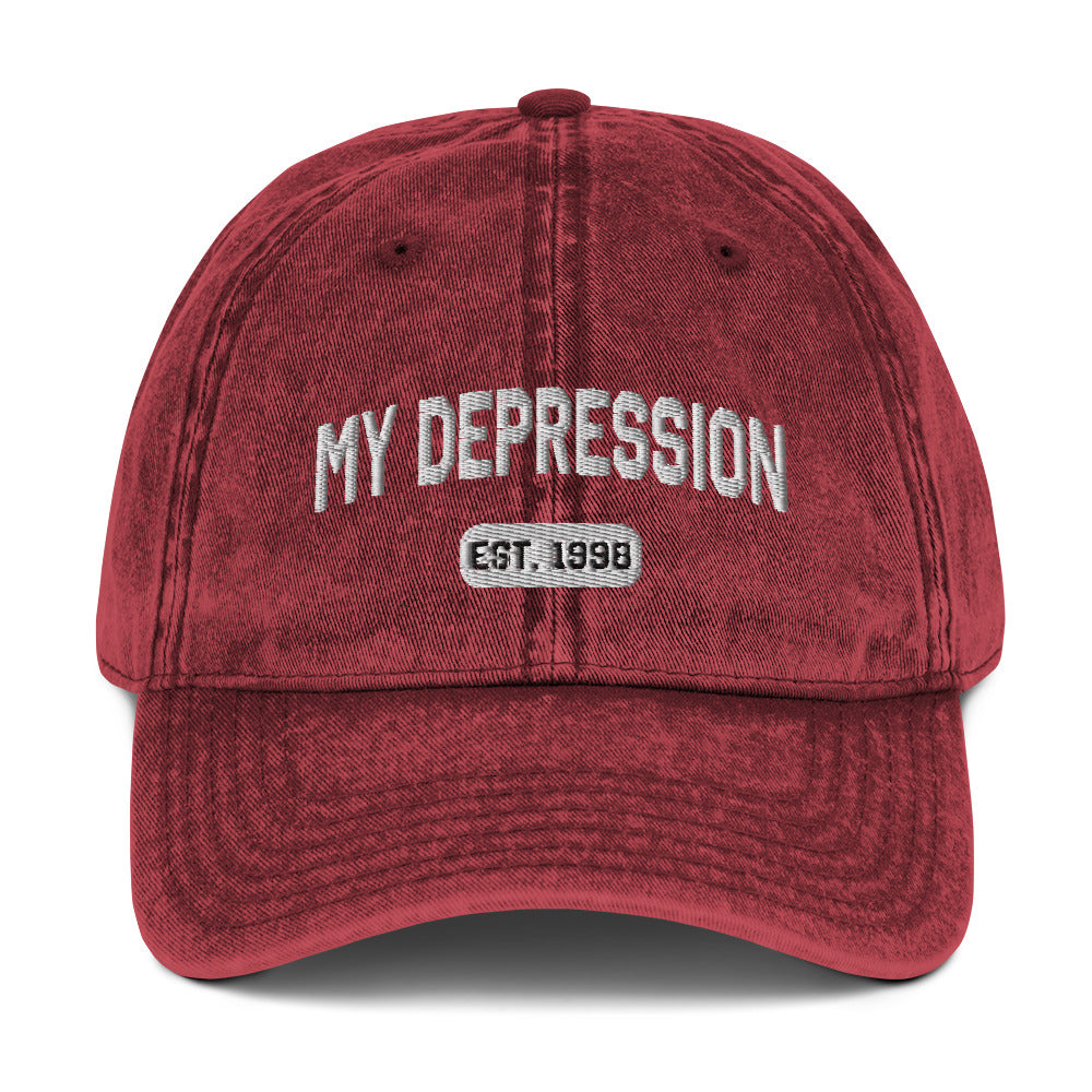 My Depression (Est.) Vintage Cotton Twill Cap